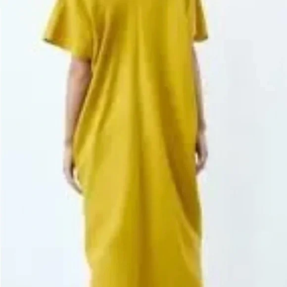 ZARA linen tunic V-Neck Dress - Picture 11 of 11